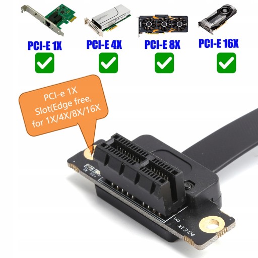 УДЛИНИТЕЛЬ ЛЕНТЫ PCI-E 1X