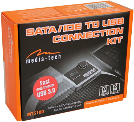 Многомостовой адаптер Media-Tech MT5100 IDE SATA USB3.0