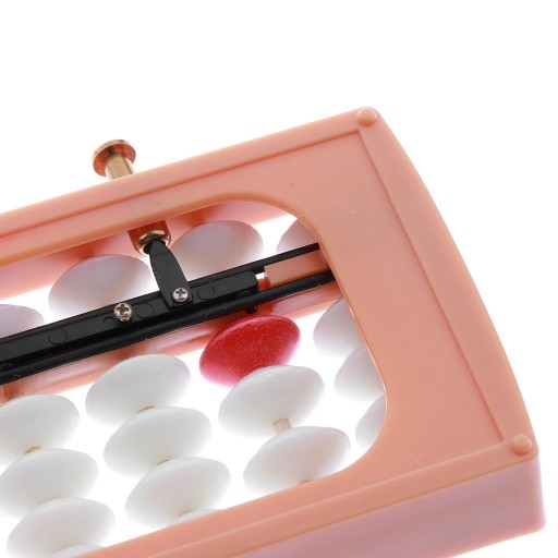 13 Шифров Перль Бланш Comptage Cadre Ancienne Calculatrice Abacus