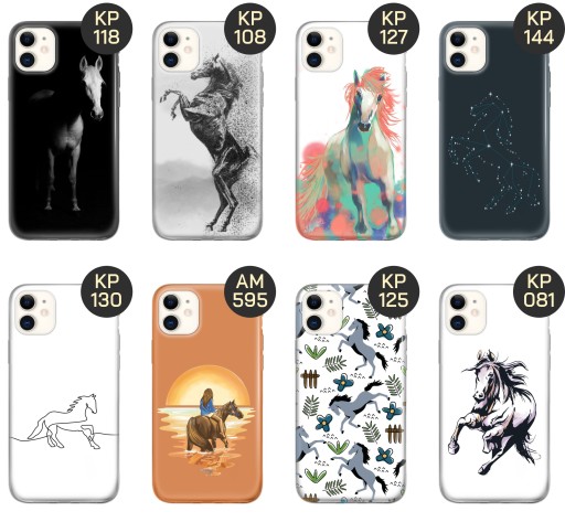 ETUI DO IPHONE 11 WZORY KONIE KUCE PEGAZY OBUDOWA POKROWIEC CASE