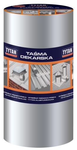Лента кровельная TYTAN 20см/10м алюминий