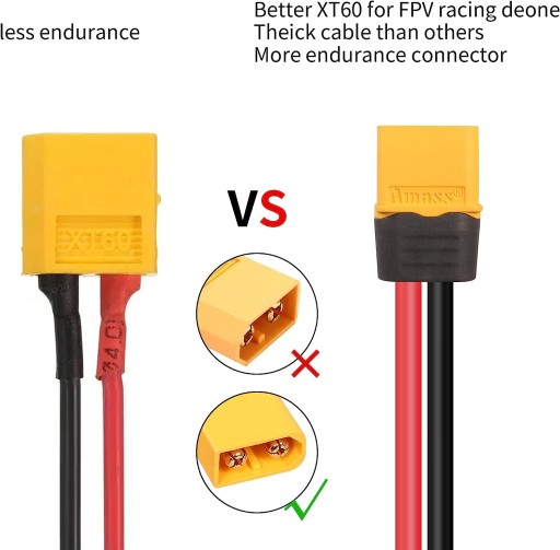 XT60 1.2MT 16AWG XT60 RC Lipo Удлинительный кабель