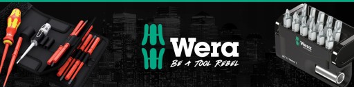 WERA Отвертка, байонетная отвертка + набор бит