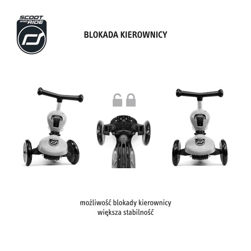 Hulajnoga Scoot & Ride Highwaykick 1 2w1 LEMON ŻÓŁTA