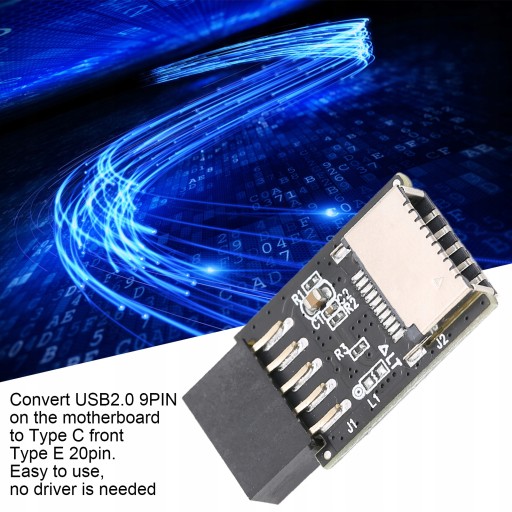 USB2.0 — тип E USB2.0 9-контактный — тип C Передний тип