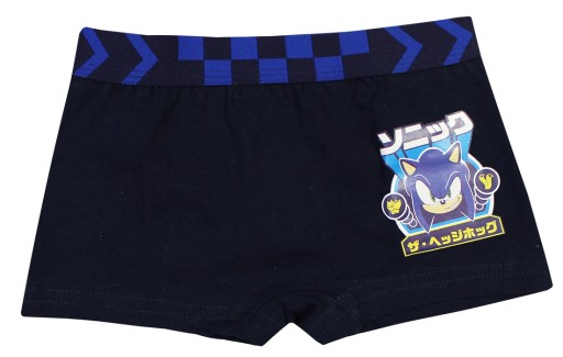 SONIC HEDGEHOG BOKSERKI DLA DZIECKA 2-PAK 3/4LATA