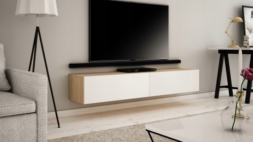 WISZĄCA SZAFKA RTV 180 CM MAT, RÓŻNE KOLORY!