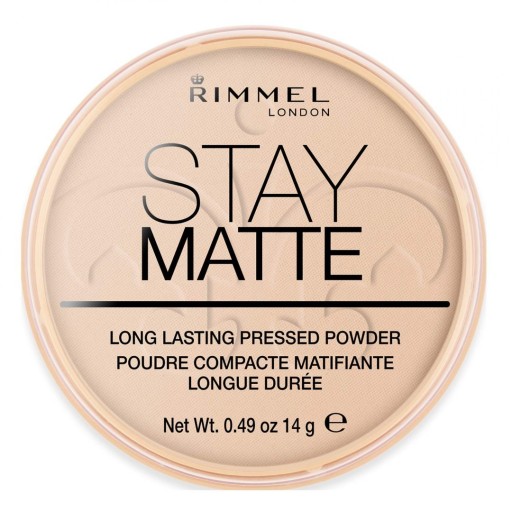 Прессованная пудра RIMMEL STAY MATTE - 003 PEACH GLOW 14г