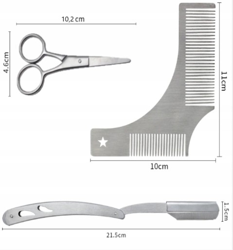 Чехол для ножниц и бритвы BEARD SET