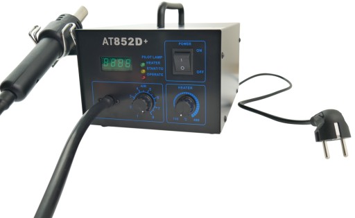 Сварочный аппарат для пластика AT-852D+ Набор для сварки пластика