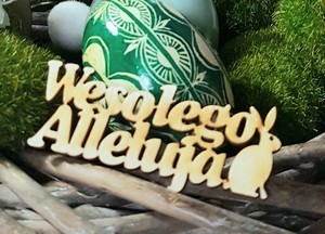 DEKOR napis WESOŁYCH ŚWIĄT ozdoba drewno scrapki D74