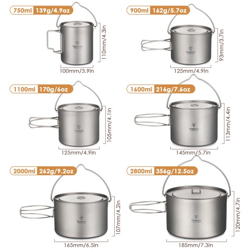 Kubek tytanowy 900 ml