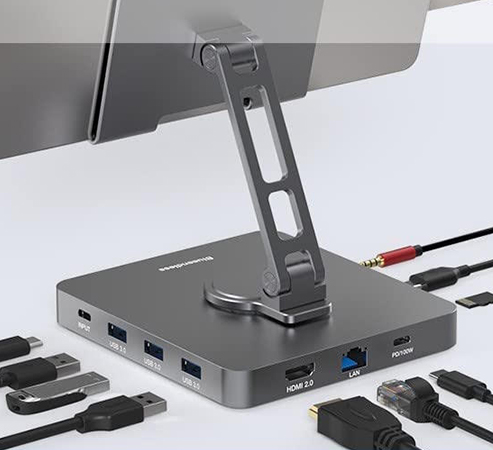 Многопортовый держатель для планшета USB-C 11 в 1 SPE-PB04