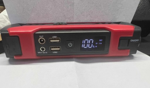БУСТЕР ПУСКАТЕЛЬ 2000А 12В POWERBANK 28000МАЧ СВЕТОДИОД
