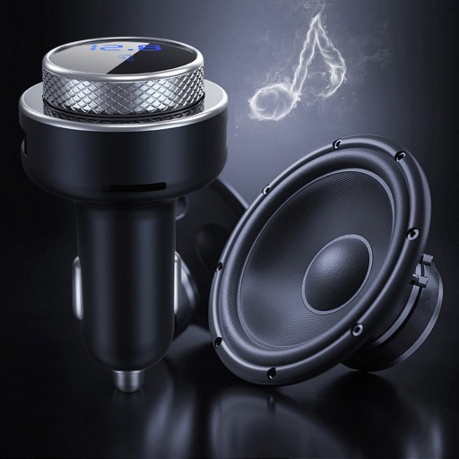 FM-передатчик, зарядное устройство Bluetooth, автомобильный комплект громкой связи USB QC3