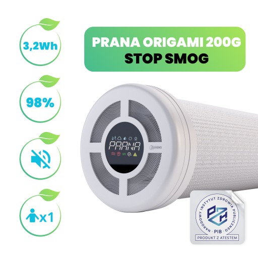PRANA ORIGAMI 200G СТОП СМОГА НАСТЕННЫЙ РЕКУПЕРАТОР