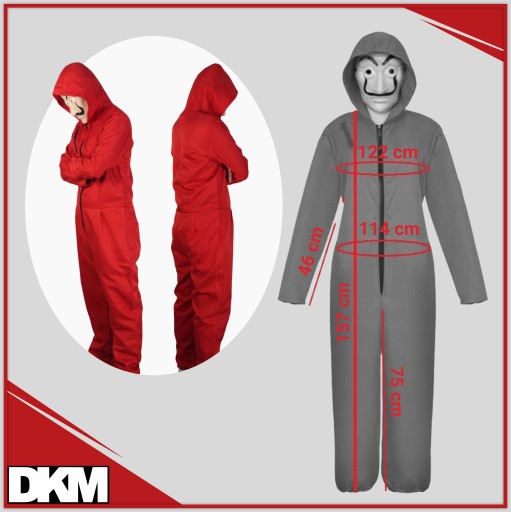 МАСКА LA CASA НАряд ДОМ БУМАЖНОЙ ДИСКУССИИ 3XL