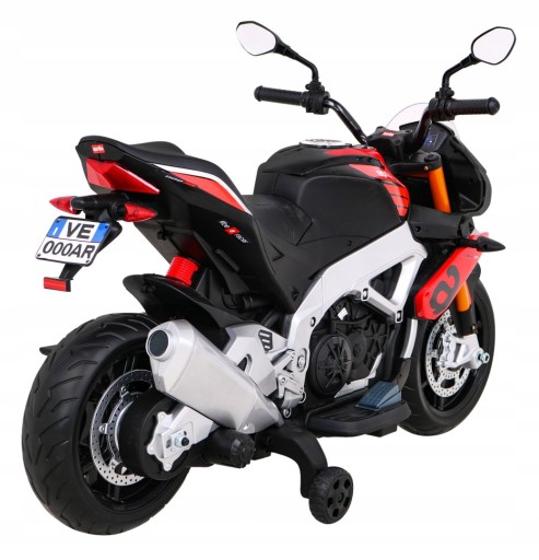 Электромобиль, детский аккумуляторный мотоцикл Aprilia В подарок.