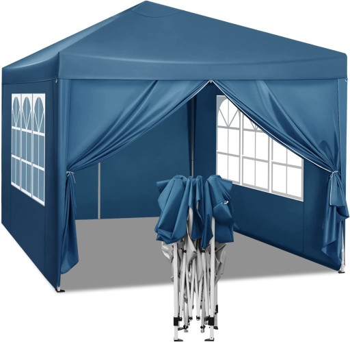 САДОВЫЙ ПАВИЛЬОН UV 50 Pop-Up PE серый 3x3x2,5