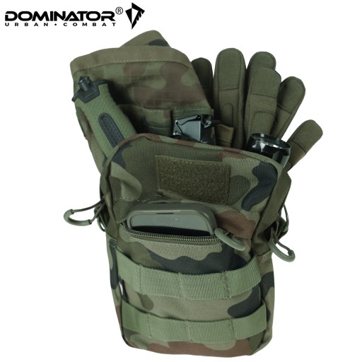 Патронташ, карманы-органайзеры, DOMINATOR TROOPER, контейнер MOLLE PL, камуфляж «MORO», модель 93