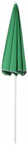 DUŻY PLAŻOWY PARASOL OGRODOWY 180 cm + PODSTAWA