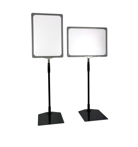 Stojak reklamowy teleskopowy 60cm z ramką A4 CS