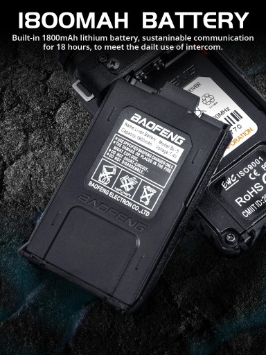 Baofeng UV-5R Walkie Talkie профессиональная радиостанция CB