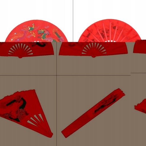 Поклонник кунг-фу и тай-чи Red Fan