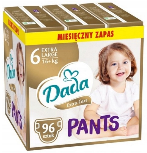 Dada PANTS размер 6 Трусики-подгузники ВСЕГО 96 шт.