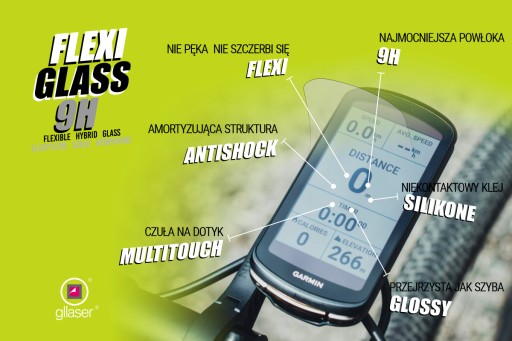 Szkło hybrydowe Gllaser GLASS 9H Bryton Rider 750