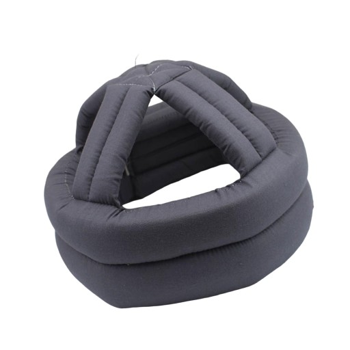 Soft Elder Head cap Elderly Youth Surgery Recovery Fall Protection Hat grey