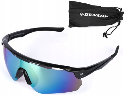 ВЕЛОСИПЕДНЫЕ ОЧКИ DUNLOP UV400 ДЛЯ ВЕЛОСИПЕДНОЙ ВЕЛОСИПЕДИИ, БЕГА, СПОРТА С ФИЛЬТРОМ