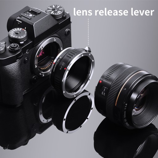 Адаптер CANON EOS EF EF-S для FUJI X FX X-mount X-Pro1, X-E1, X-E2, X-M1 K&F