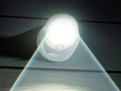 Lampka z czujnikiem ruchu LED cob 360 na baterie