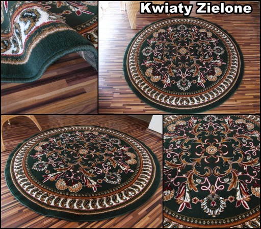 Круглый ковер Alfa Bcf Circle 160х160 Шираз для спальни гостиной #Designs