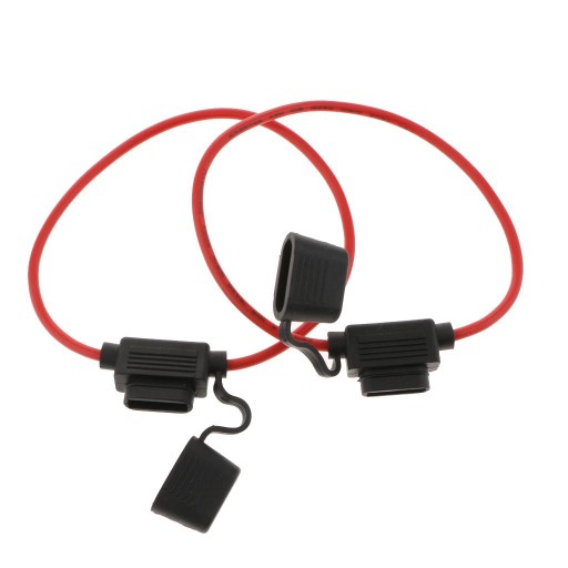 Комплект из 10 автомобильных предохранителей ATC/40AMP с линейным держателем жгута проводов 12AWG