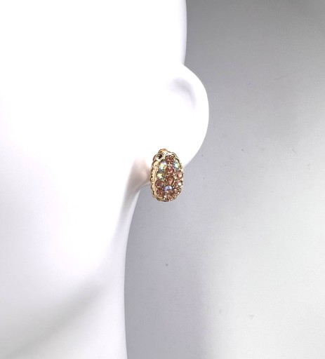 Золотые серьги с фианитами Lolita Accessories