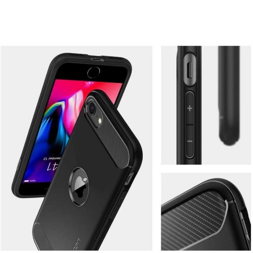 ЧЕХОЛ ДЛЯ iPhone SE 2020 CARBON ARMOR SPIGEN