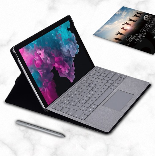 Pokrowiec do Microsoft Surface Pro 4 / 5 / 6 SZARY