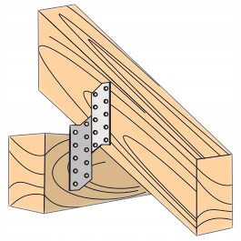 Łącznik ciesielski KROKWIOWY 40x210mm LEWY ŁK3