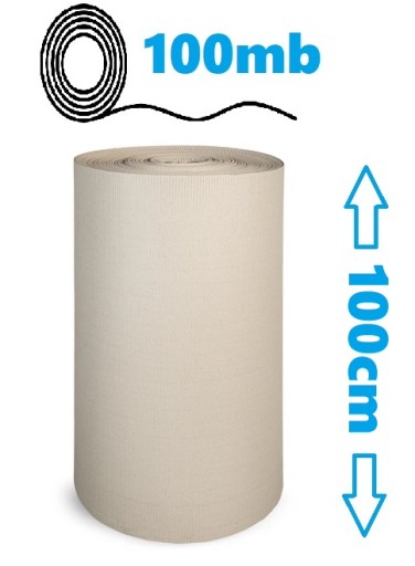 Tektura falista w rolce 100cm długa 100mb karton
