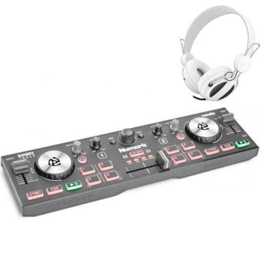 DJ-сет: сенсорный контроллер DJ2GO + наушники.