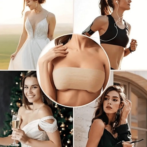 YellowBOOBS TAPE Лента для поддержания груди 5см х 5м + 6 накладок для груди