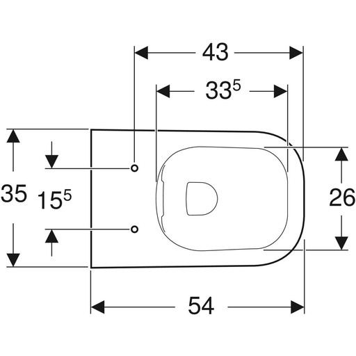 Комплект рамок Geberit Duofix Basic Selnova Square 118.344.00.2
