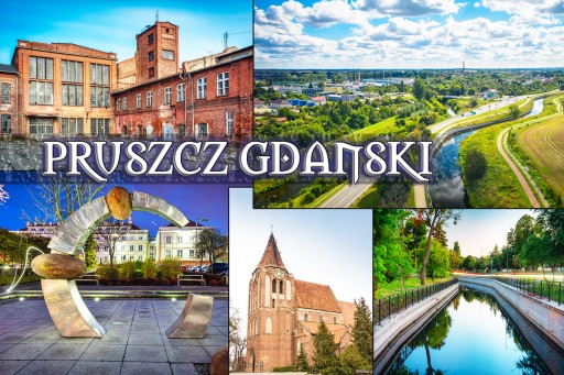 Magnesy na lodówkę miasta - PRUSZCZ GDAŃSKI