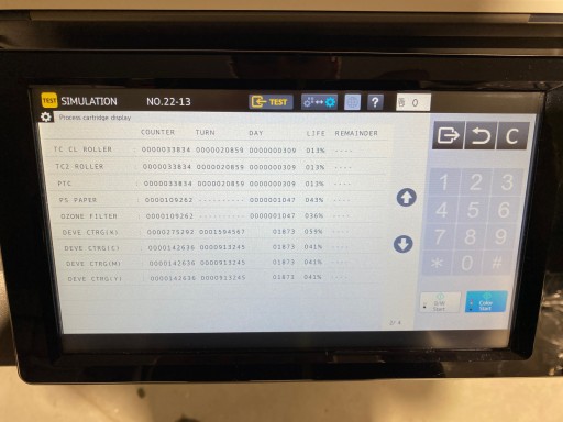SHARP MX-3070V A3 цветной 270 000 злотых внутренний Финишер DADF WIFI FV GW
