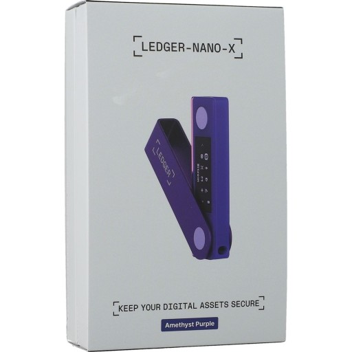 Аппаратный криптовалютный кошелек Ledger Nano X для криптовалют, NFT BTC ETH