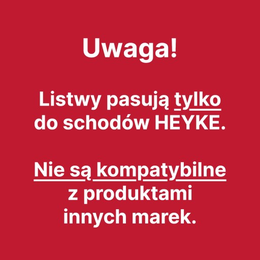 Listwa maskująca do schodów strych HEYKE 120 X 70