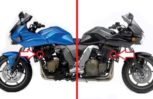 АВАРИЙНЫЕ ПОДКЛАДКИ MotopoliS - KAWASAKI Z750 Z 750 S 2004-2006 - АВАРИЙНЫЕ ПОДКЛАДКИ