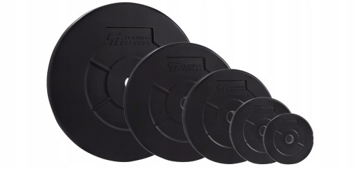 PLATINUM FITNESS ZESTAW OBCIĄŻENIA 40KG OBCIĄŻENIE BITUMICZNE BITUMIKI 29MM